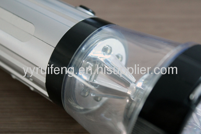 dynamo led flashlight with compass and phone charger 