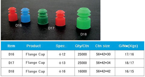 Test Tube Cap / Flange Cap / Test Tube Stopper