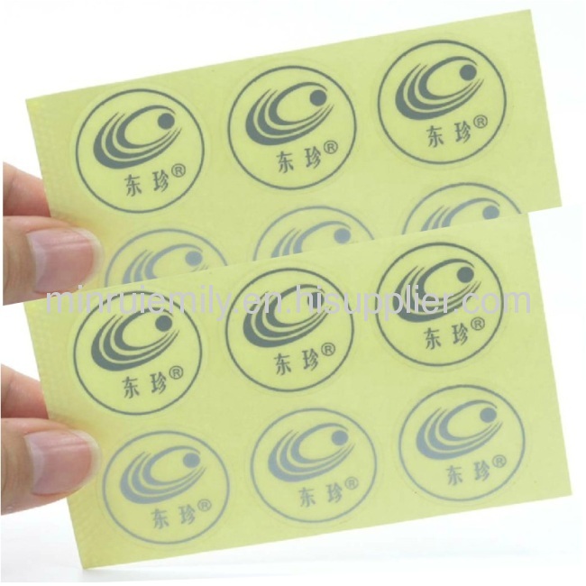 Custom clear labels with silver color printing,custom transparent stickers
