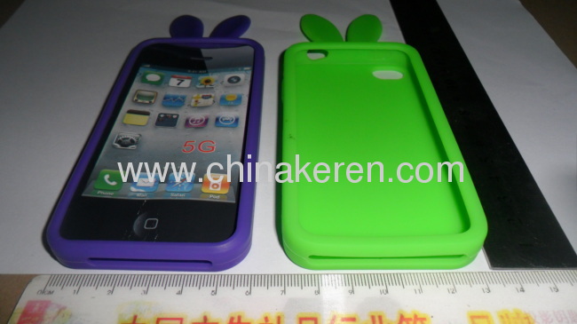 Silicone mobile phone bag