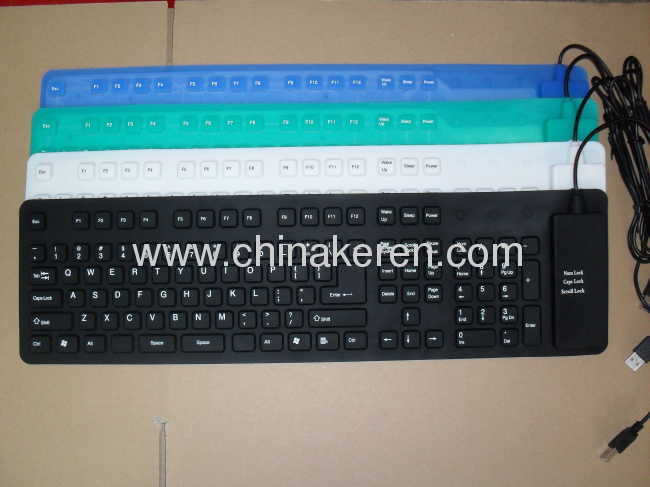 flexible silicone 109 keys keyboards