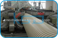 Three-layer PP pipe extrusion line/super silent PP pipe production line/ pipe extruder