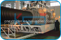 Three-layer PP pipe extrusion line/super silent PP pipe production line/ pipe extruder