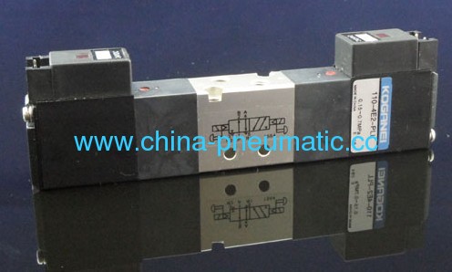 Double head solenoid valve-KOGANEI type 110-4E2 solenoid valve