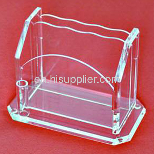 Yellow Exquisite Acrylic Business Card Holder