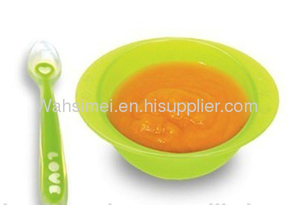 100% food grade silicone spoon for baby