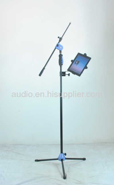 Multi-use Microphone Stand with Clip Ipad Holder MS007-IPDS-CLP
