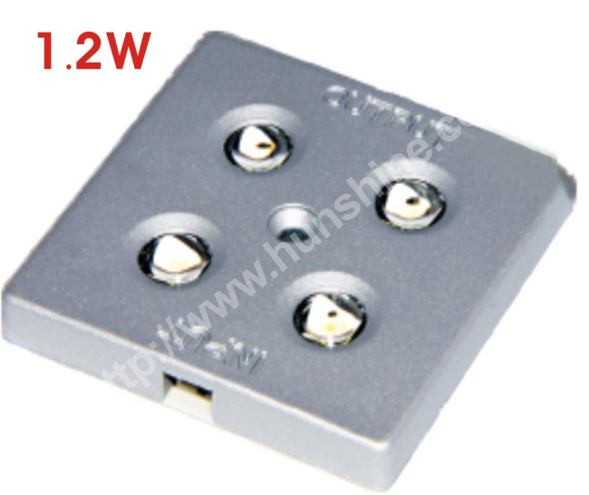 3*1.2watts Square LED Cabinet Light