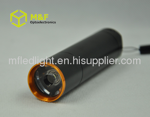 1w led flashlightsmall aluminum torch light for promotion