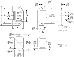 SR Series (15 & 20 Amp) AC Connectors