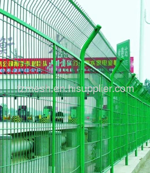 Welded highway guardrail low carbon steel wire fence