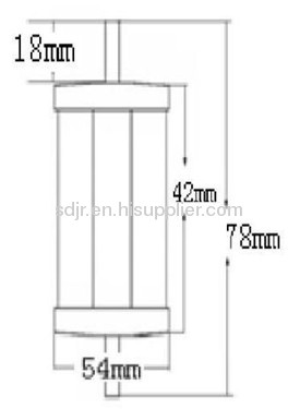 78mm 5w R7S led lamp double ended