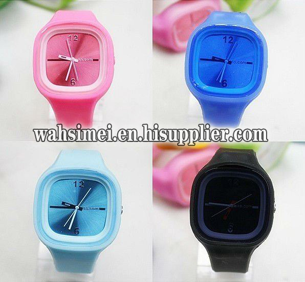 Silicon jelly watch