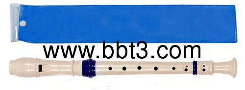 Plastic Flute with rubber grip