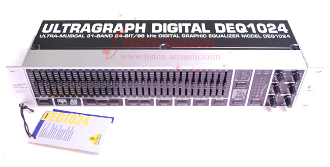 Ultragraph Digital EQ with Eats Feedback like Behringer DEQ1024