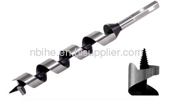 High carbon steel auger bit