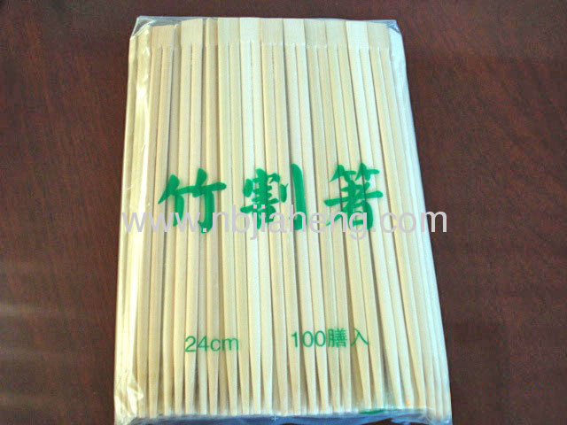 9 Inch Burnished Bamboo Chopstick Set with Holders 100 Pairs 