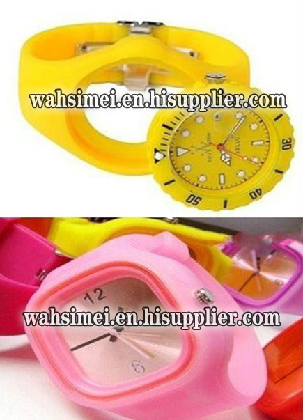 Silicon watches in various styles and cheap price