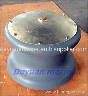 Marine cast steel fairlead roller