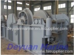 Hydraulic windlass mooring winch