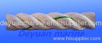 Polypropylene mooring rope