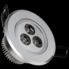 3W 80 - 110lm/w Lumens LED Recessed Downlights For Bus And Train