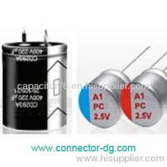 Aluminum electrolytic capacitors