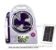 Solar Rechargeable Fan