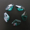 Chinese cut faceted shell style crystal beads