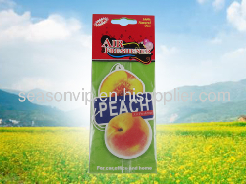 fruits paper car air freshener