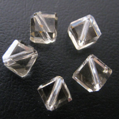 square Chinese cut crystal beads