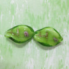 handmade twist lampwork glass beads