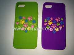 2013 fashion silicone purple Iphone5 case