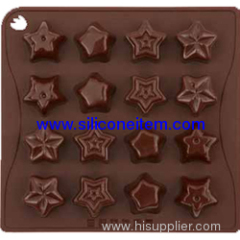 ChocoIate Star-Shapes Silicone Mold