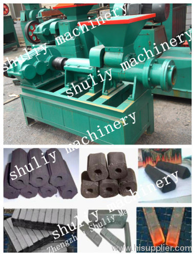 Silver charcoal machine / Coal and charcoal extruder machine