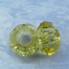 single color faceted crystal beads