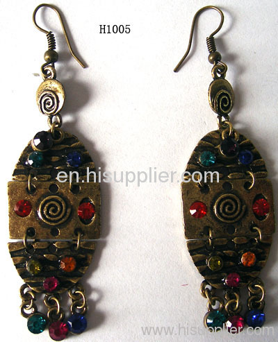 H1005 Charming Egyptian Fish Zinc Alloy Earrings