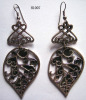 H1007 Classical Leaf Zinc Alloy Earrings