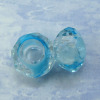 double color faceted crystal rondelle beads