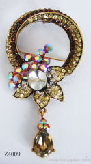 Z4009 Hoop Shape Zinc Alloy Brooches