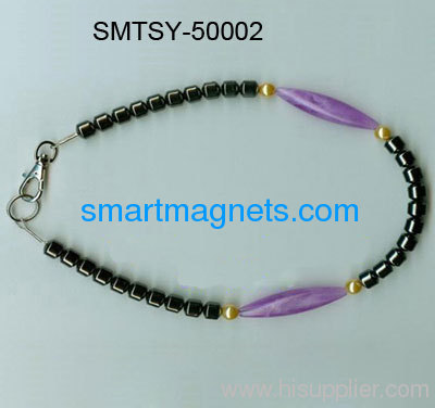 Hematite magnetic pet chain