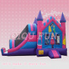 2012 best quality inflatable castle with slide