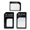 nano SIM card to micro regular standard SIM card tray adapter for iPhone4 4S