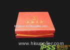 Recyclable Red Luxury Corrugated Board Packaging Jewelry Gift Boxes For Necklace