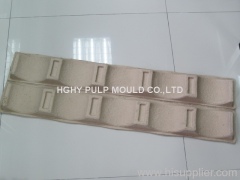 Roll cradle/molded pulp product