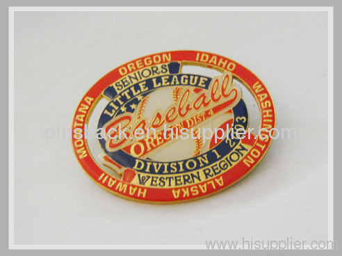 custom baseball lapel pins for baseball team