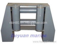 DIN type roller fairlead