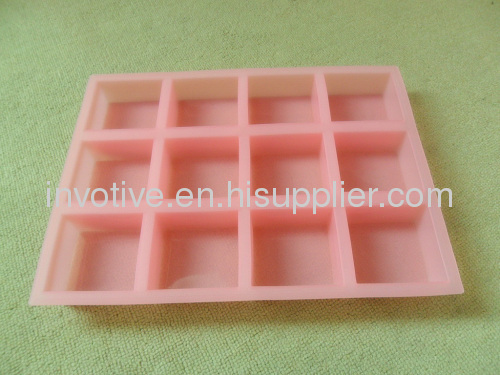 12 Cups silicone mold for soap and candle