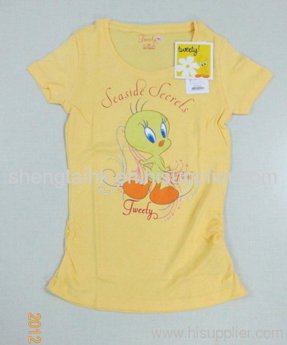 ROUND COLLAR T-SHIRT FOR LADY OR CHILDREN