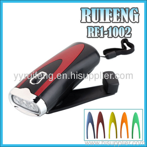 hand crank led flashlight wind up led flashlight